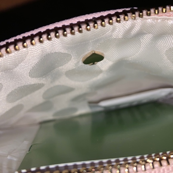 NWT Kate SpadeCedar Street Perforated Wristlet in RosyDawn